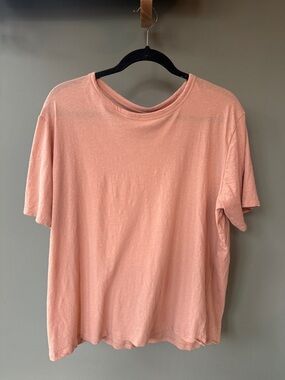Everlane Washed Blush Pink Short Sleeve Crew Tee